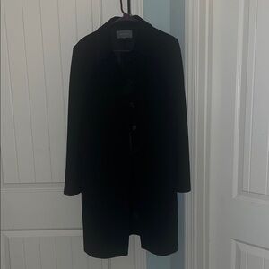 Ann Taylor Classic Black Trench Coat